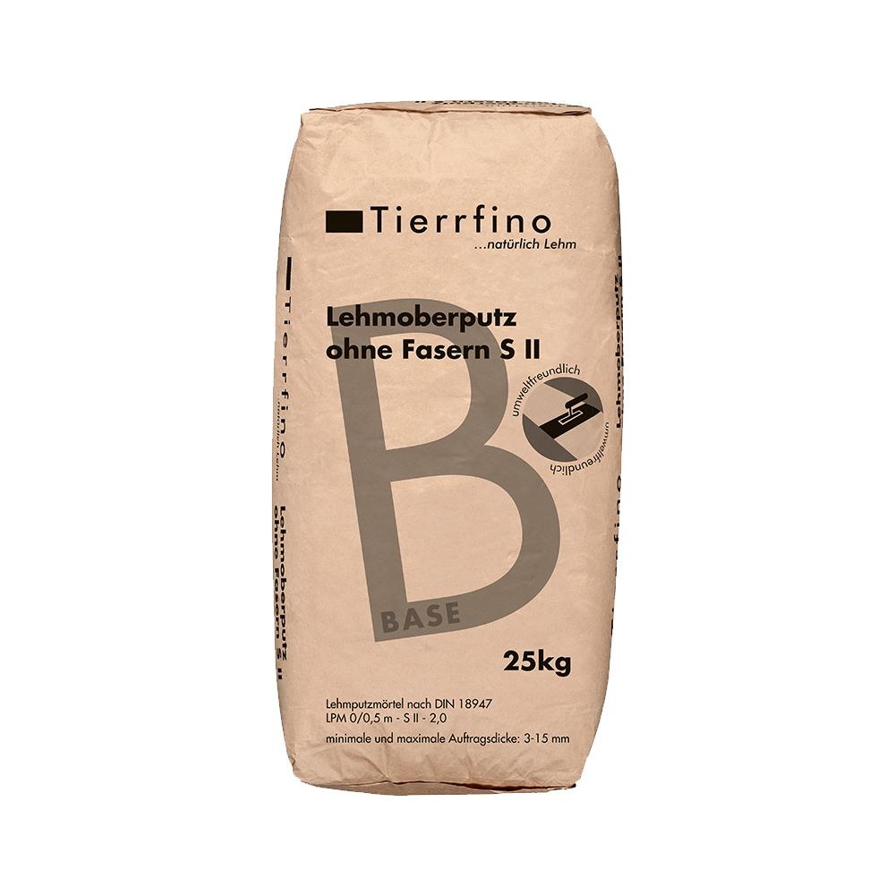 BASE Lehmoberputz, mineralisch