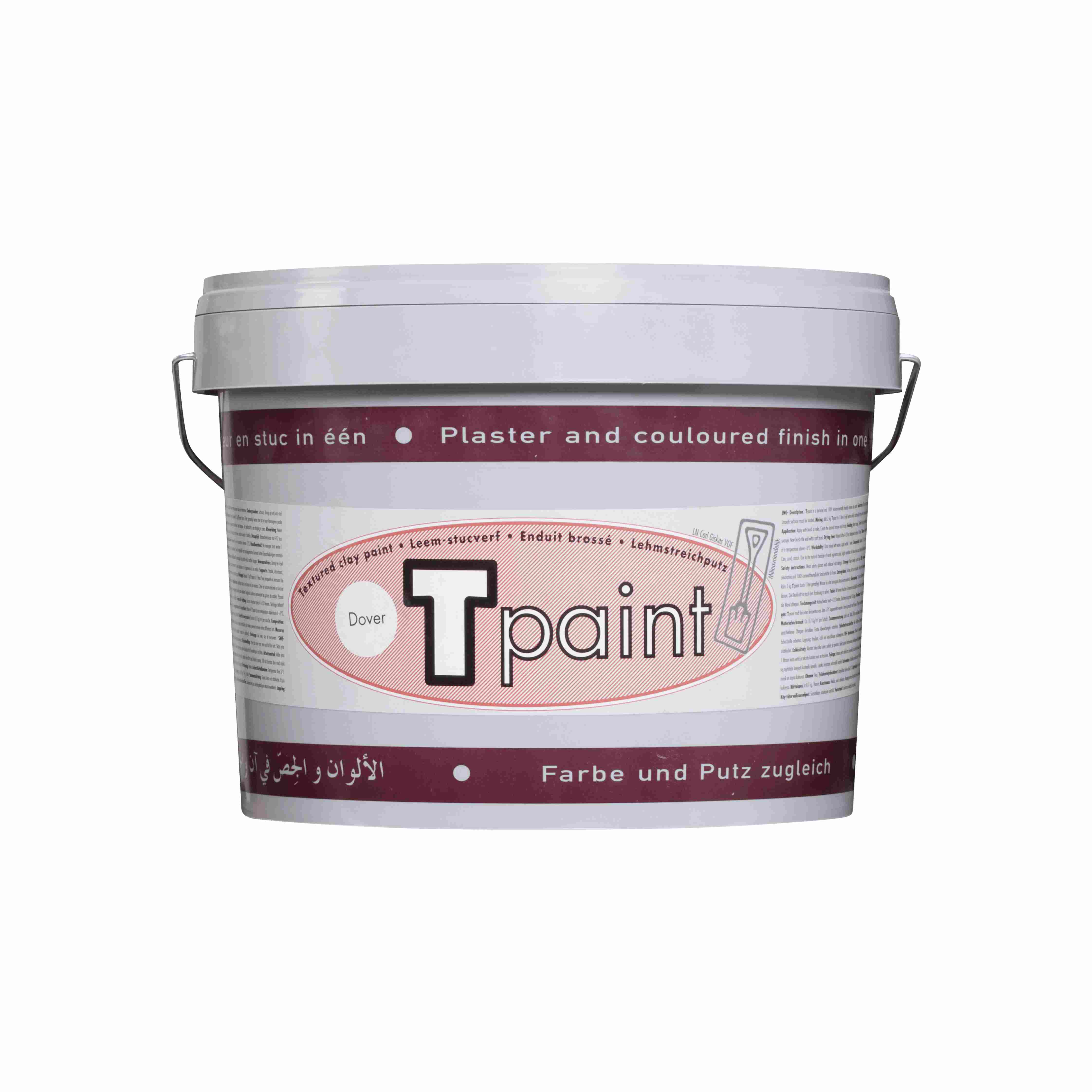 T-PAINT Lehm-Streichputz weiss