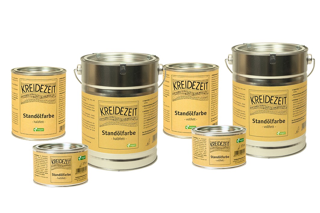 Standölfarbe, Schlussanstrich Sonderfarbton