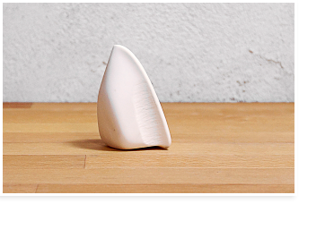 Tadelakt-Polierstein, Hartkeramik, spitz