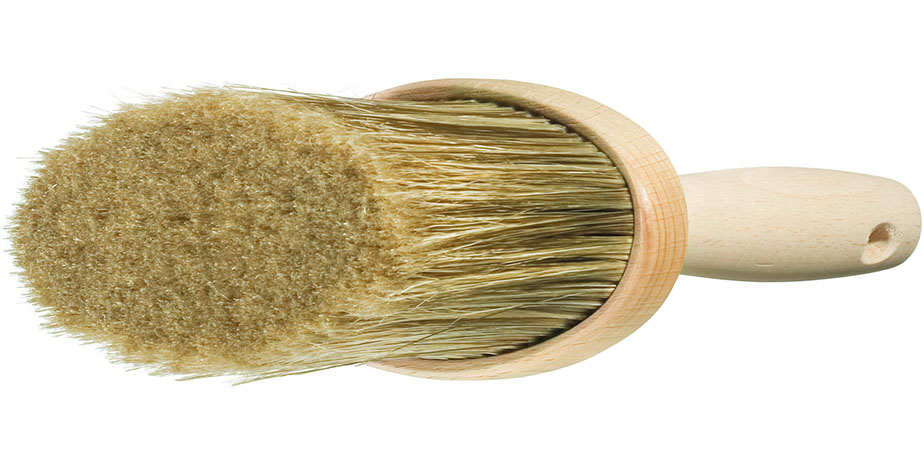 Lasurbürste, OREL® Fasern mit Borsten, in Bündeln vulkanisiert, Holzkörper